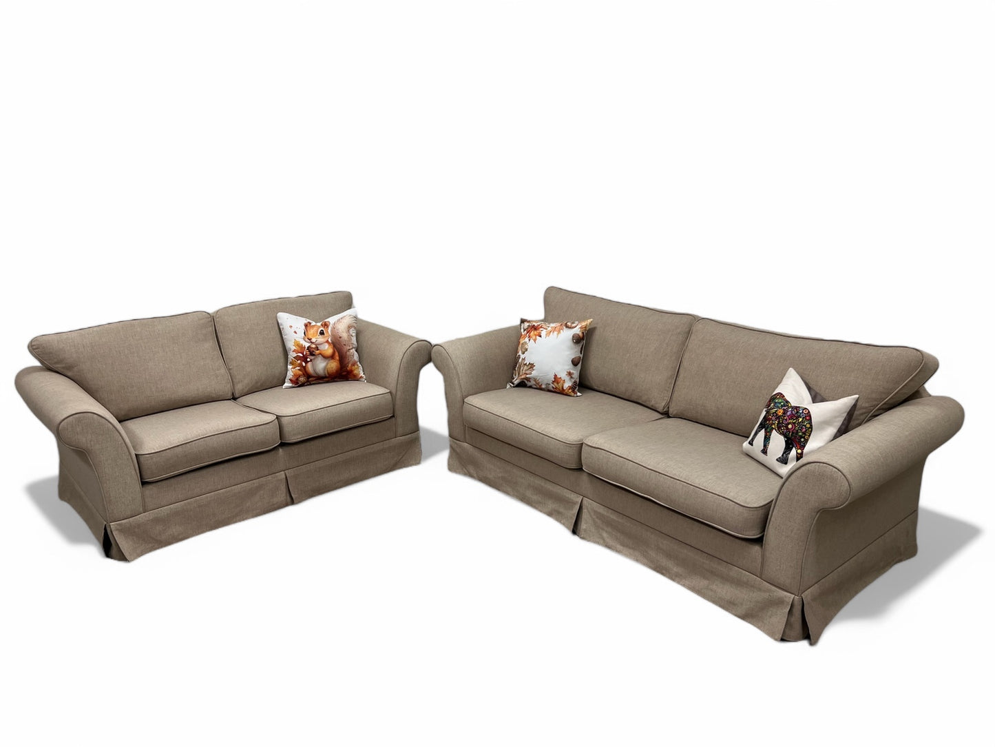 Strøken Bohus 3 og 2 seter design sofaer