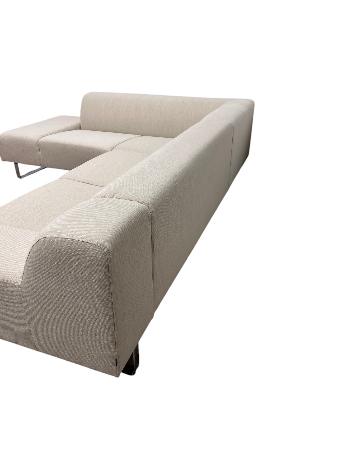 Nydelig nyomtrukket Bolia Seville design hjørnesofa beig