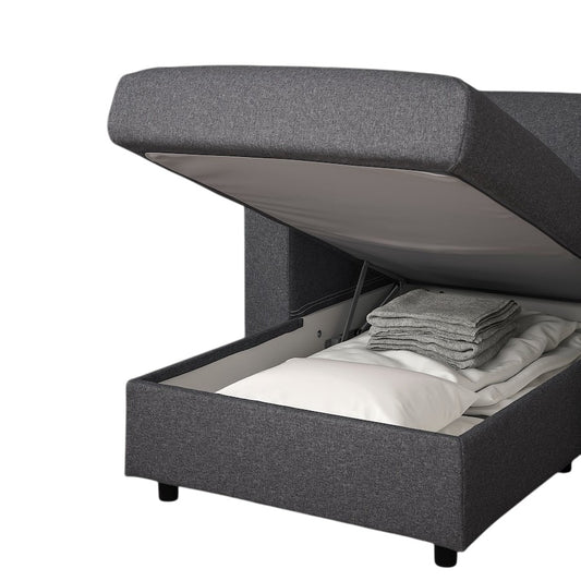 Nyrenset Ikea Vimle hjørnesofa m oppbevaring