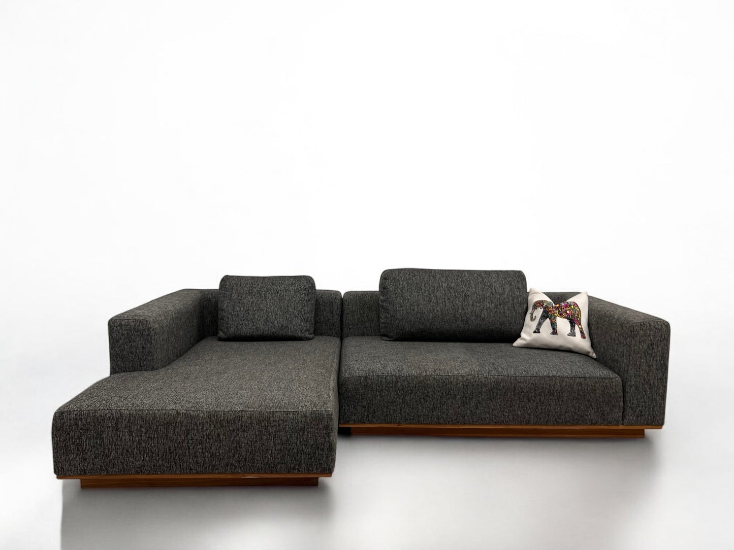 Nyrenset Bolia Element design hjørnesofa mørkgrå