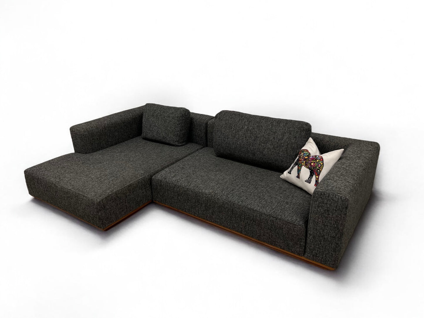 Nyrenset Bolia Element design hjørnesofa mørkgrå