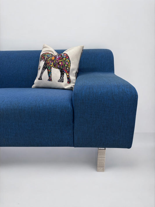 Strøken Bolia Seville design hjørnesofa i blå