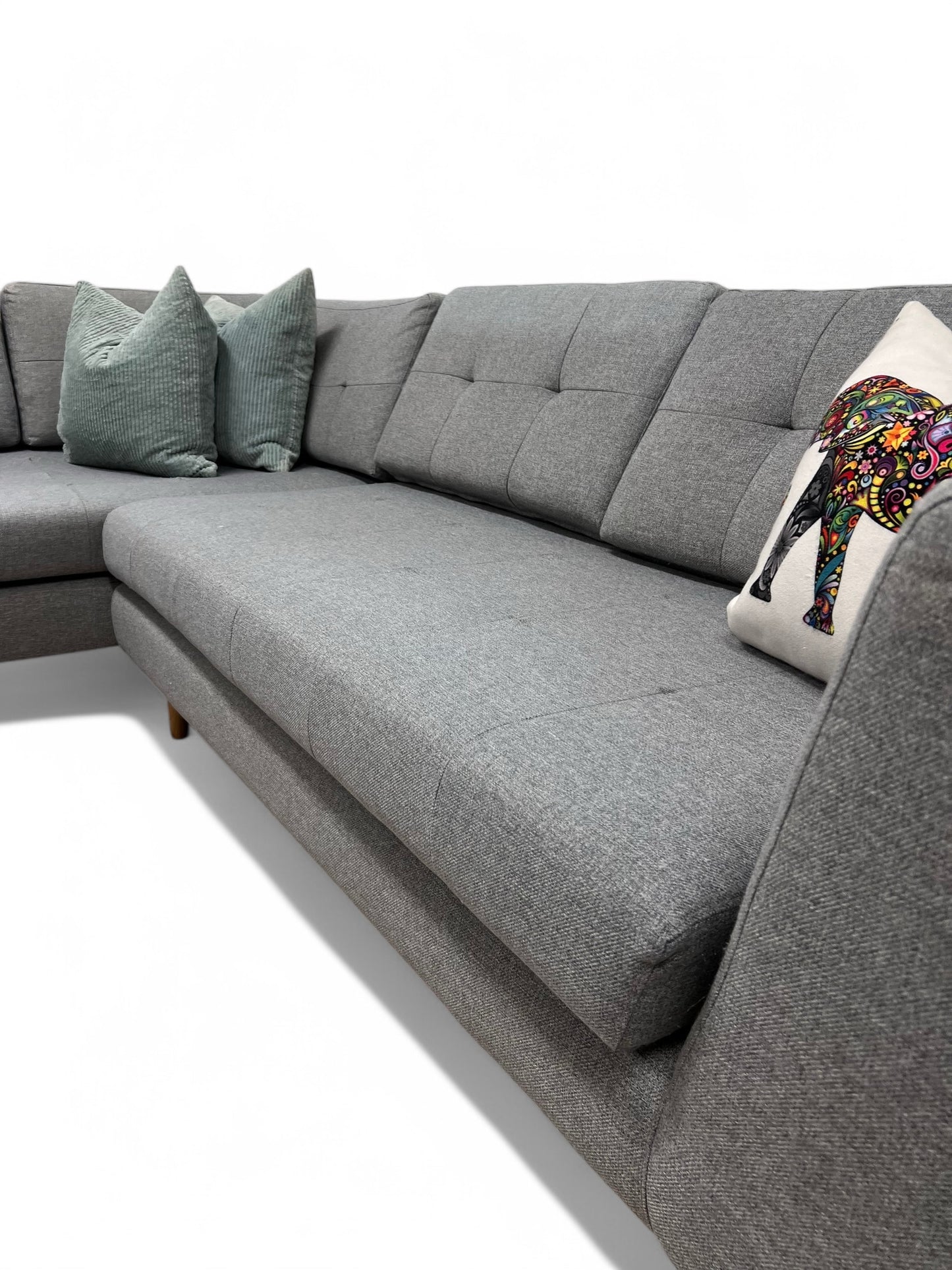 Nyrenset Sofacompany Nelson design hjørnesofa