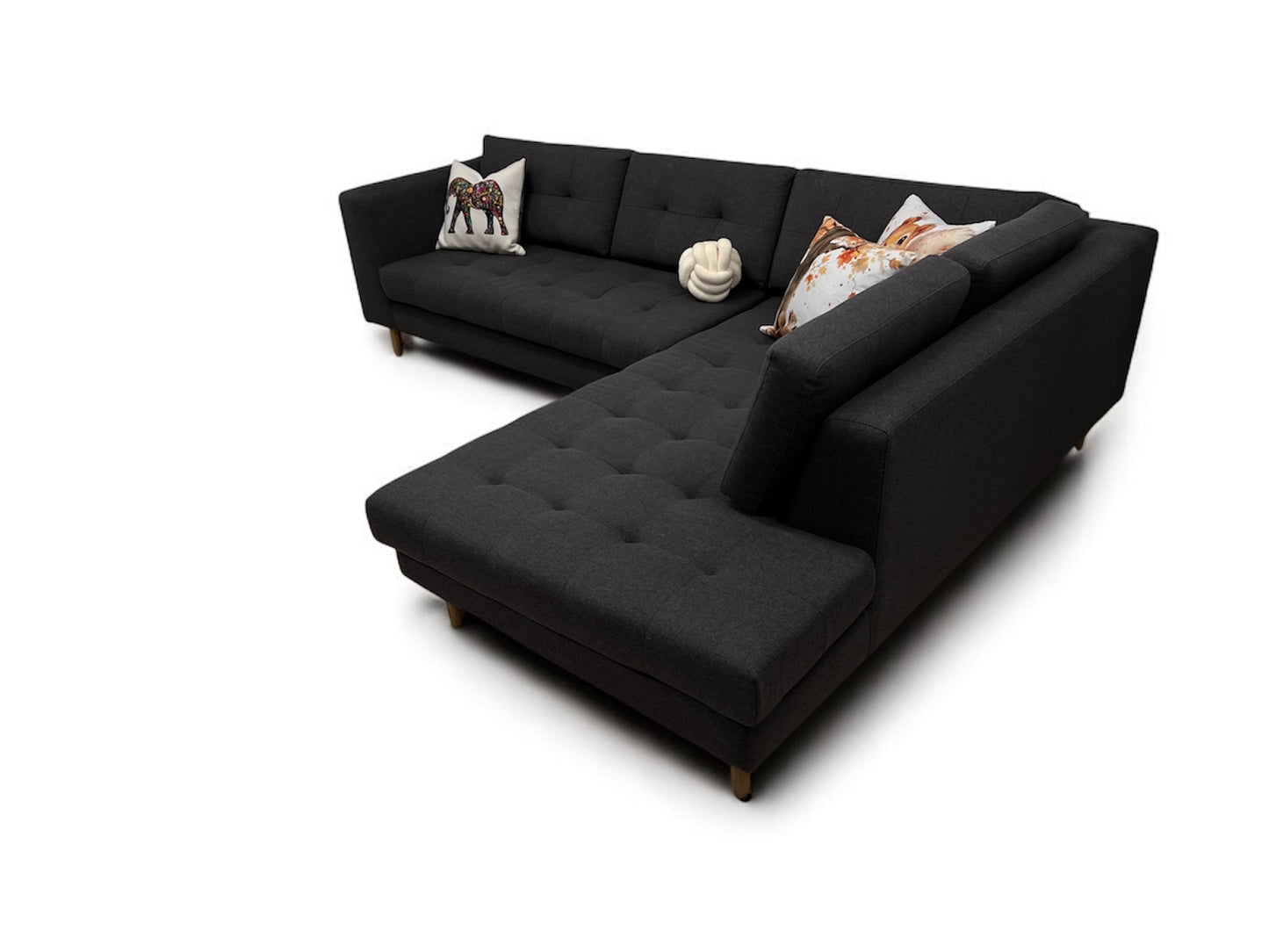 Nyrenset strøken Nelson Sofacompany design hjørnesofa