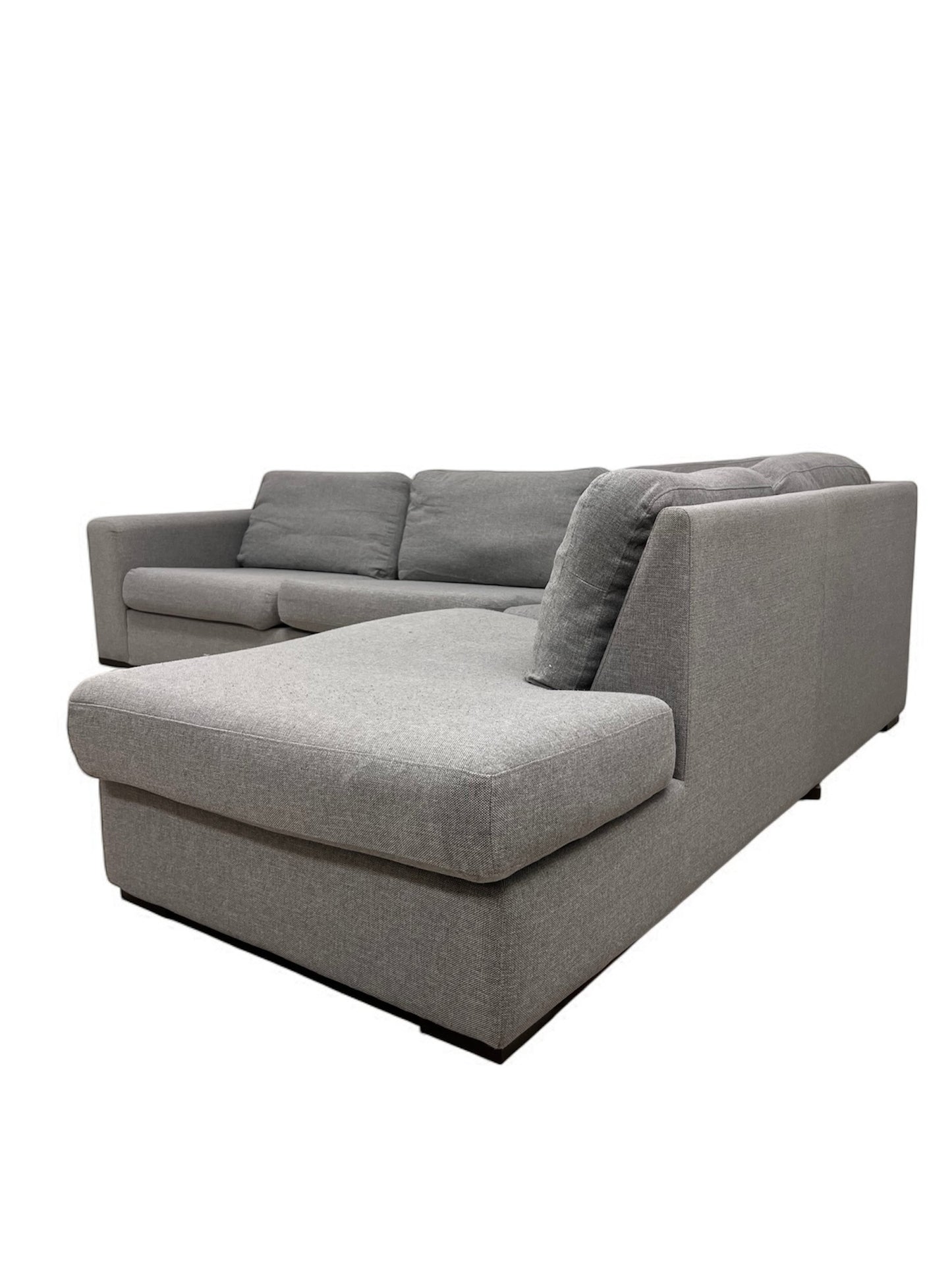 Billig nyrenset Skeidar hjørnesofa med åpen ende