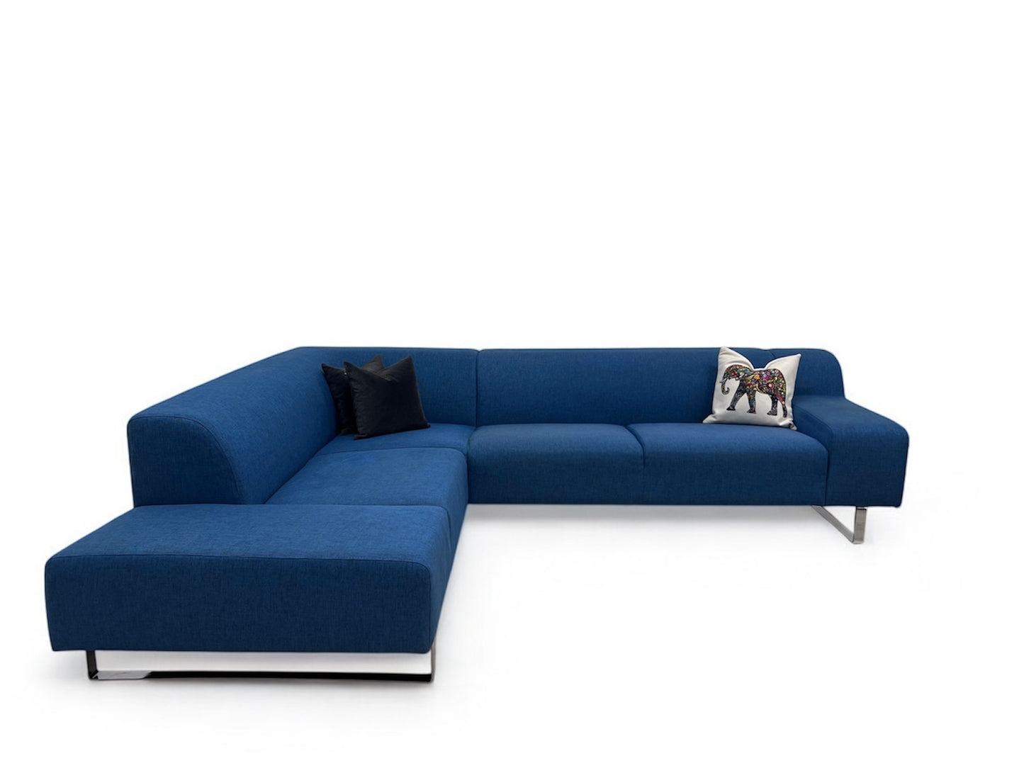 Strøken Bolia Seville design hjørnesofa i blå