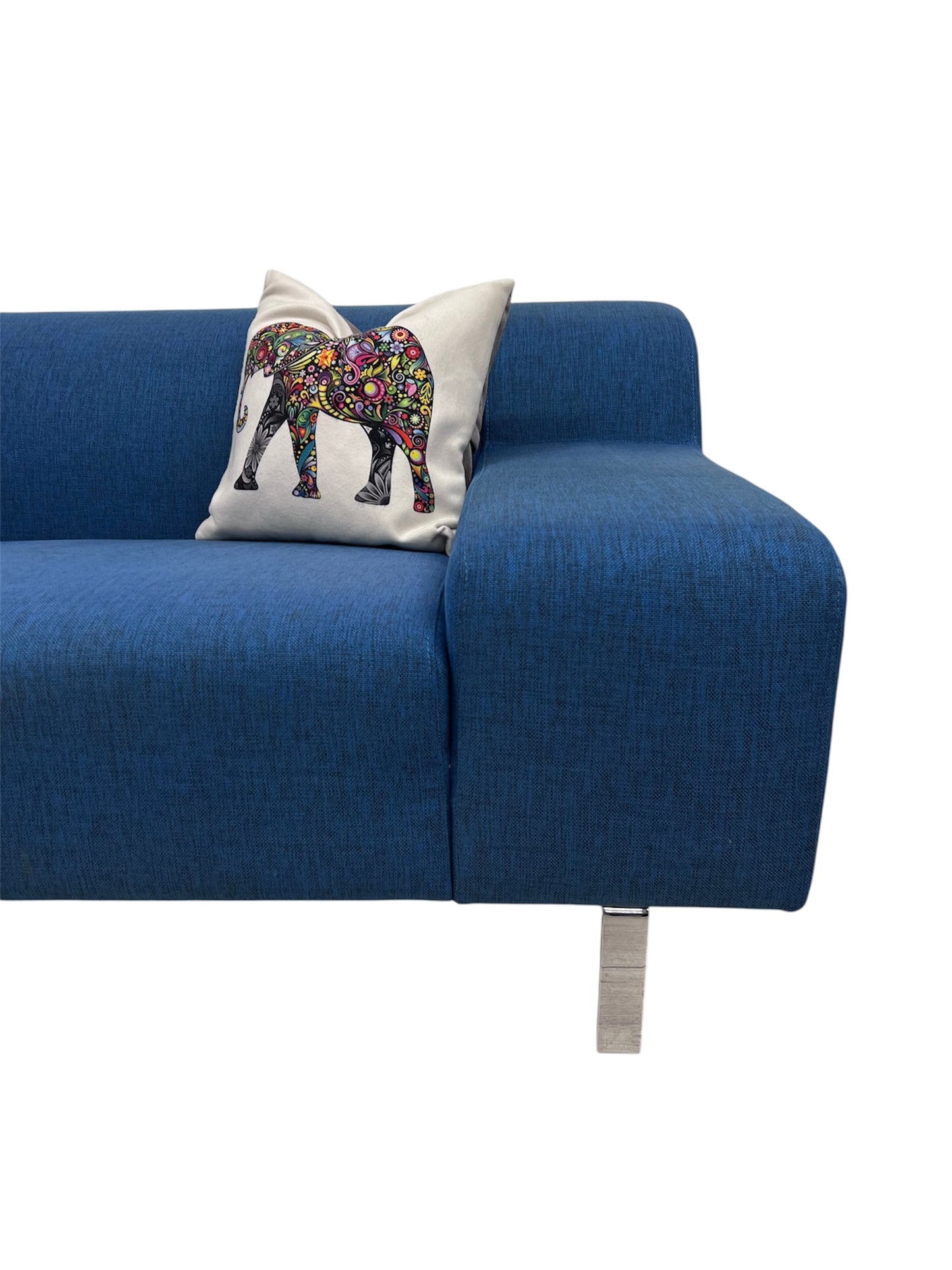 Strøken Bolia Seville design hjørnesofa i blå