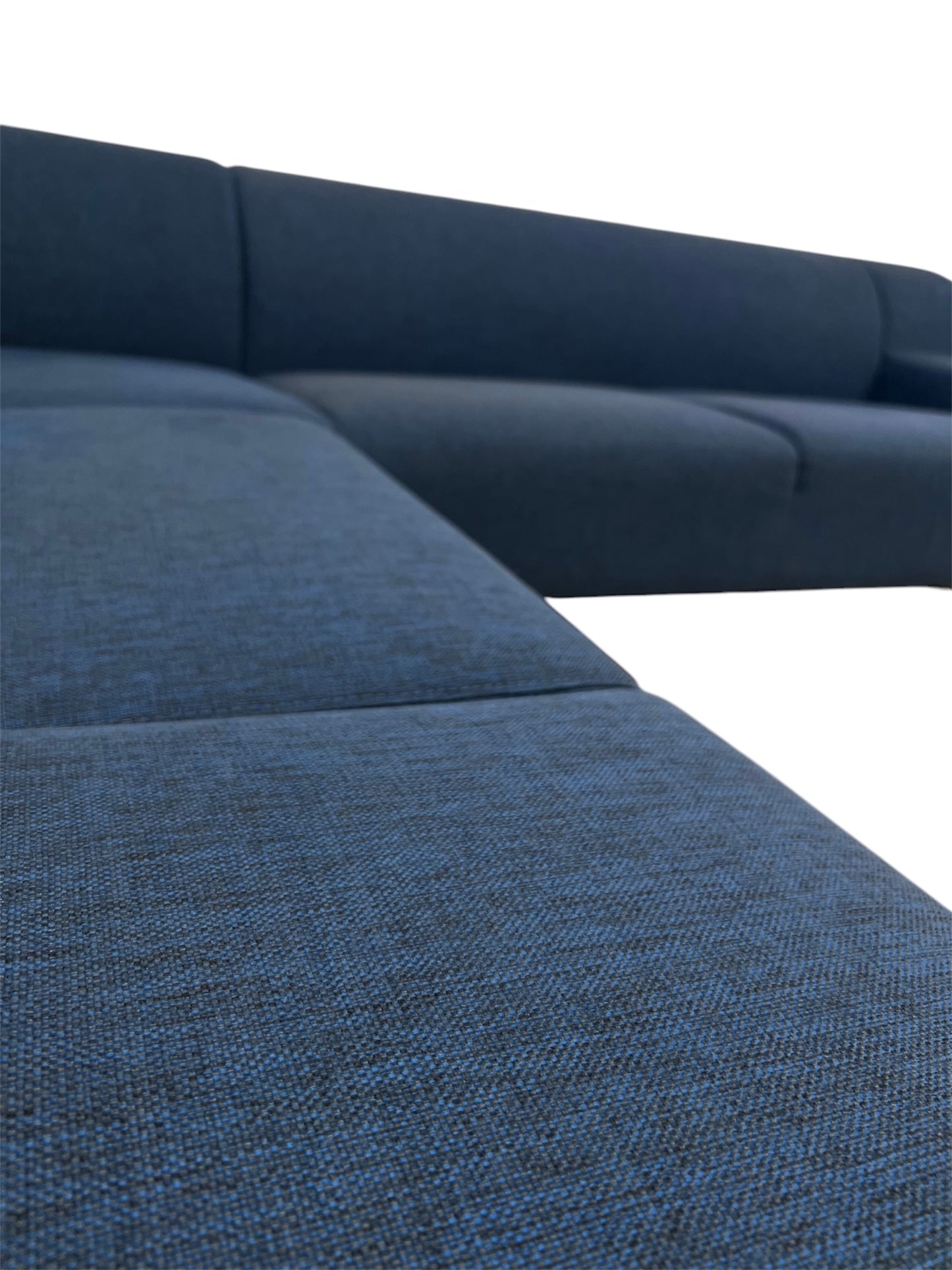 Strøken Bolia Seville design hjørnesofa i blå