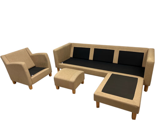 GRATIS LEVERING - LAGER TØMMING! Nyrenset godt brukt Slettvoll design sofagruppe