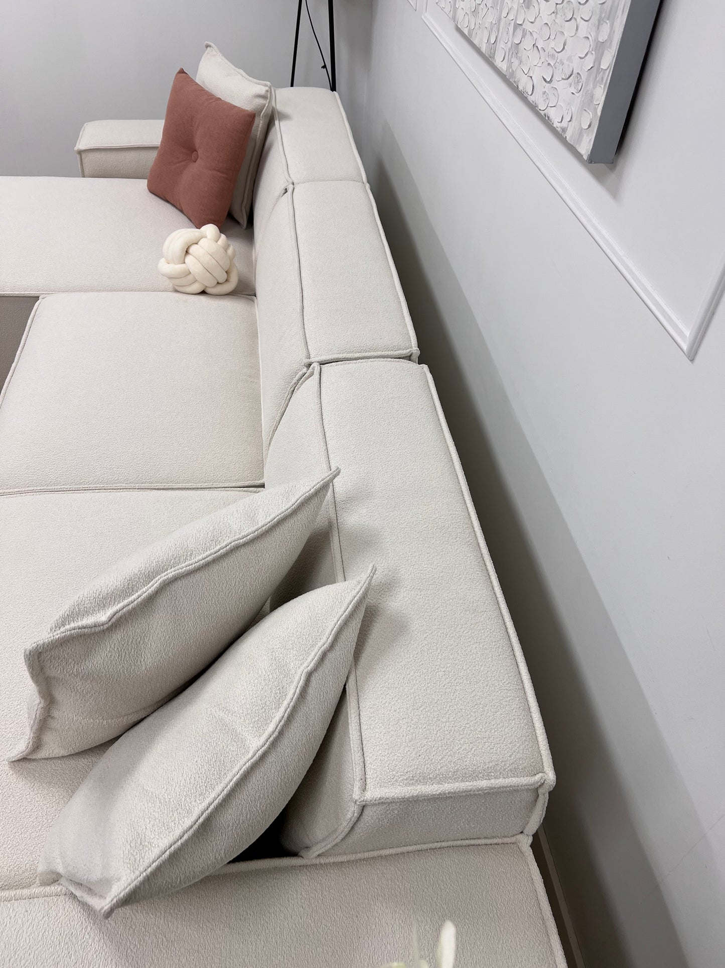 Paris hjørnesofa boucle