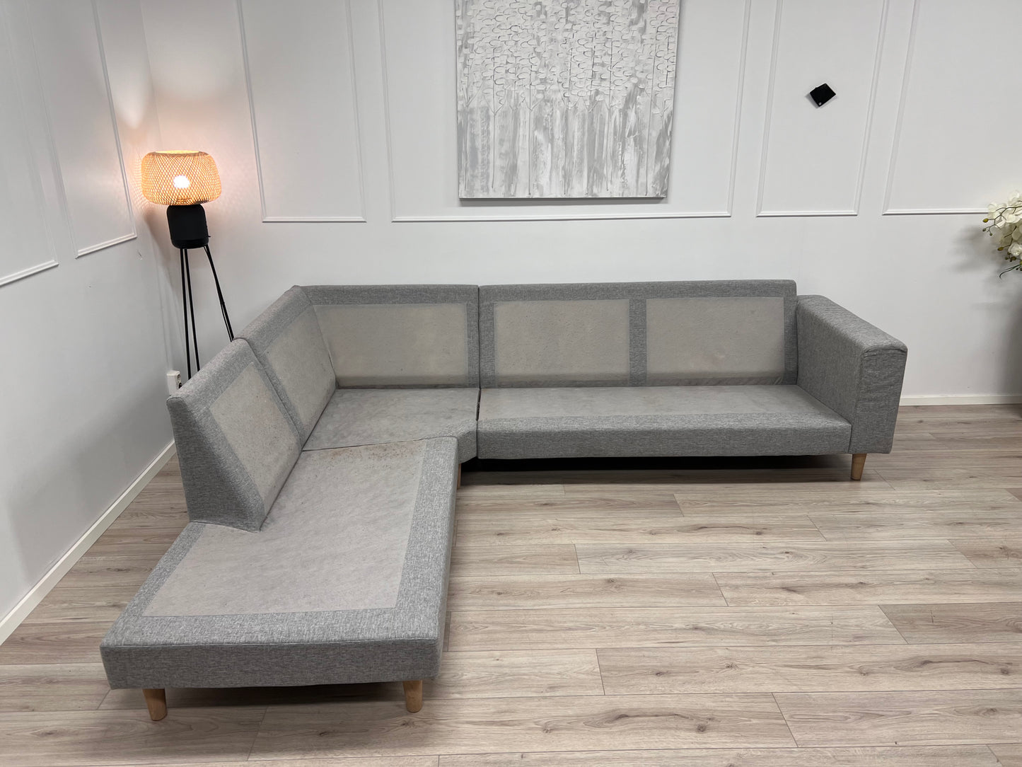Nyrenset Fagerheim Hedda design hjørnesofa med sjeselong