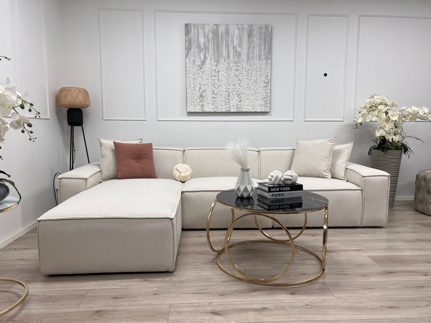 Paris hjørnesofa boucle