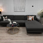 Nyrenset Sixbondstreet Crosby design hjørnesofa med sjeselong