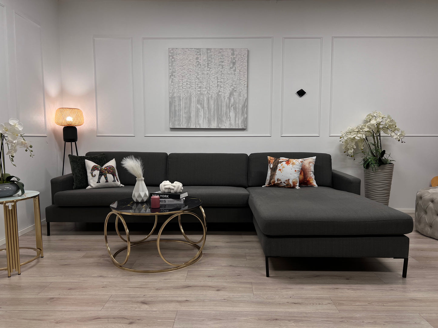 Nyrenset Sixbondstreet Crosby design hjørnesofa med sjeselong