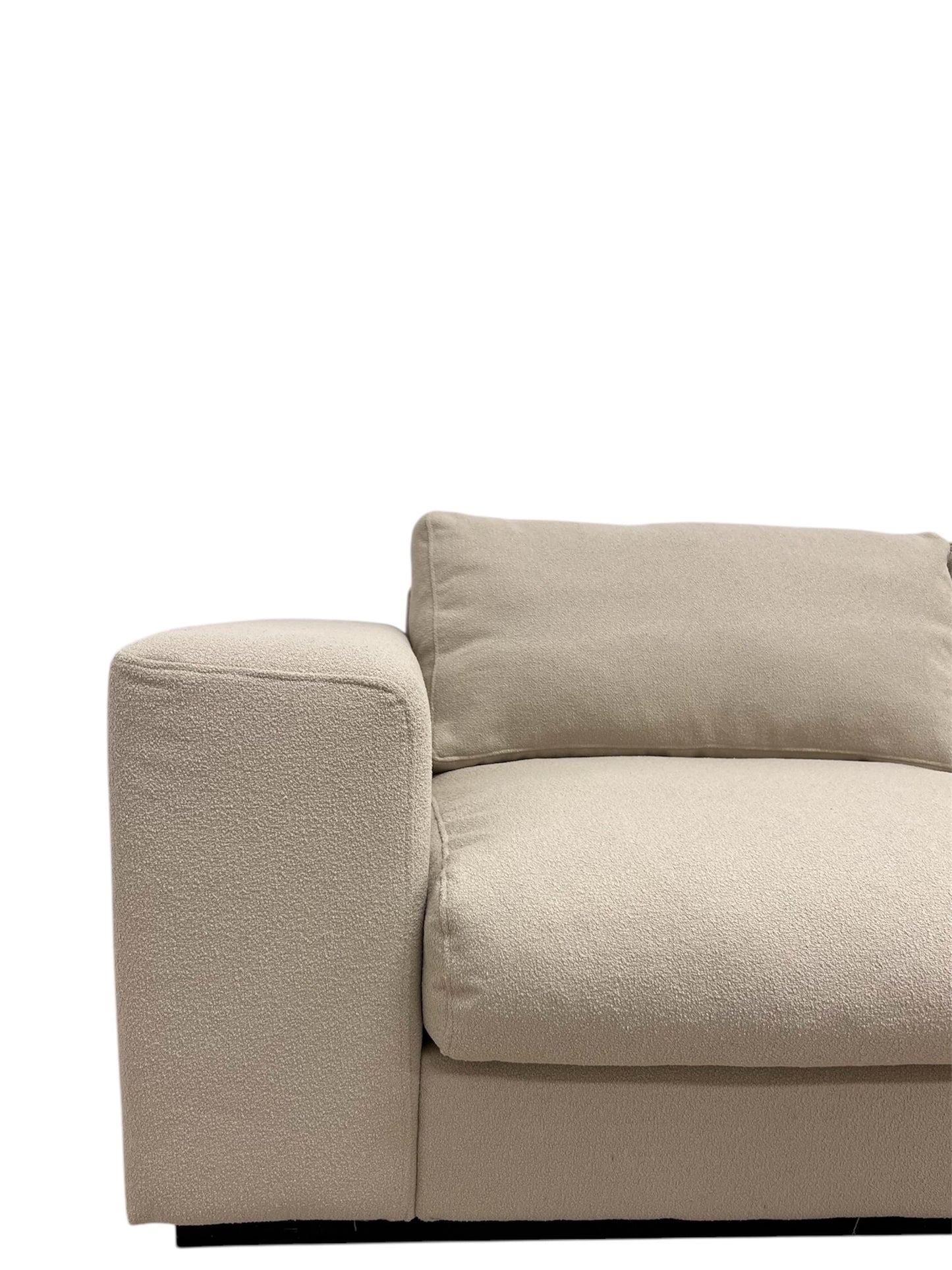 Nyomtrukket lekkert Bolia Sepia design hjørnesofa omtrukket