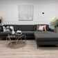 Nyrenset Sixbondstreet Crosby design hjørnesofa med sjeselong