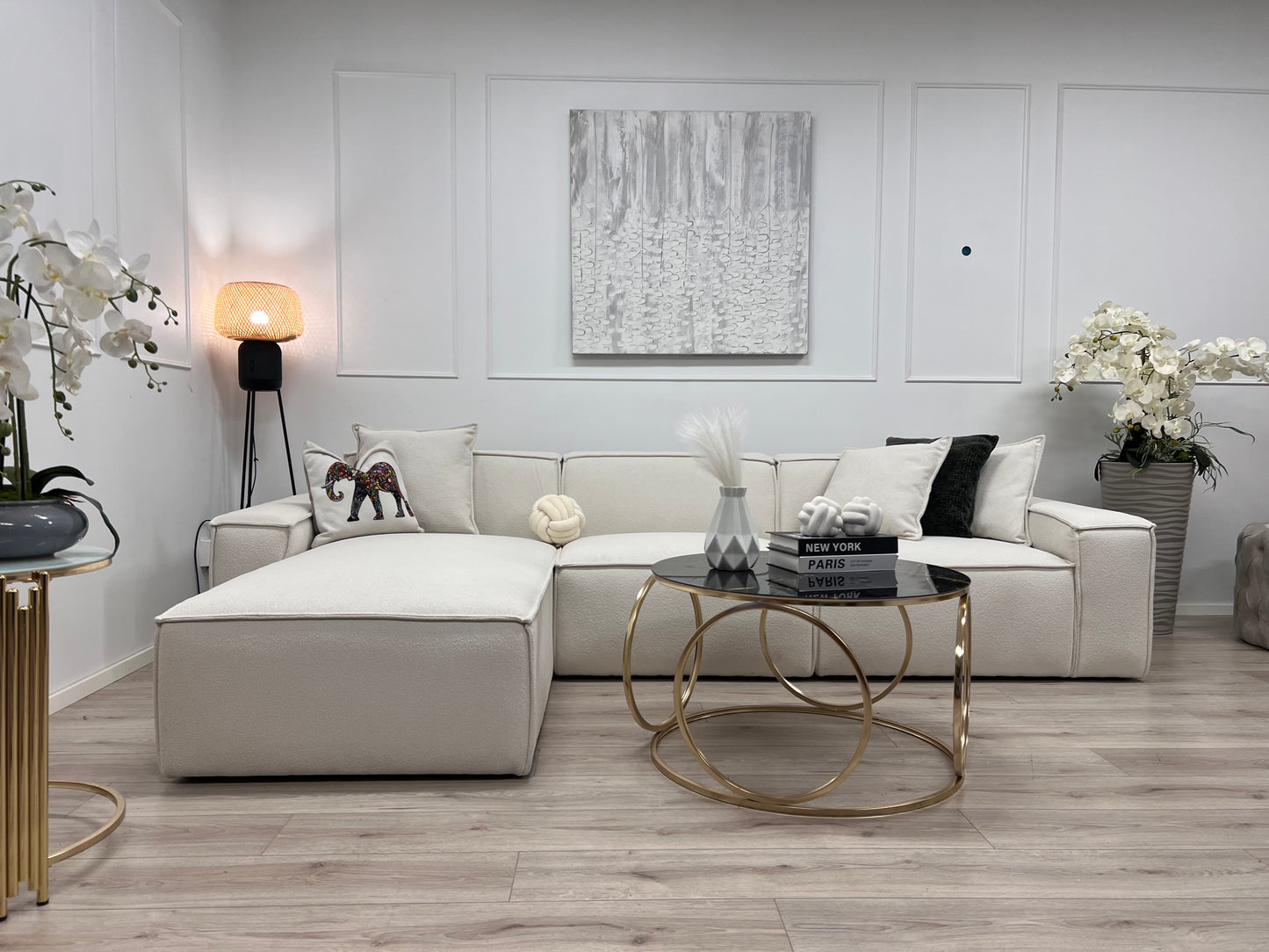 Paris hjørnesofa boucle