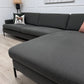 Nyrenset Sixbondstreet Crosby design hjørnesofa med sjeselong
