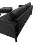 Nyomtrukket og lekkert Bolia North 3 seter sofa m pall i fløyel