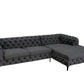 Helt nye Roma fløyel chester design sofaer med sjeselong