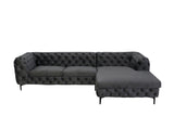 Helt nye Roma fløyel chester design sofaer med sjeselong