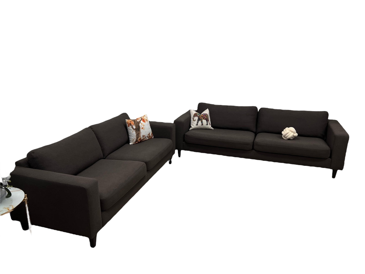 Nyomtrukket høykvaliet Habitat 4 og 3 setere sofaer