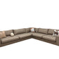 Nyomtrukket nydelig Bolia Sepia design hjørnesofa