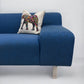 Strøken Bolia Seville design hjørnesofa i blå