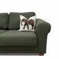 Nyomtrukket lekkert Furninova design hjørnesofa i boucle