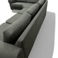 Nyomtrukket lekkert Furninova design hjørnesofa i boucle