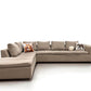 Nyrenset strøken Boconcept Mezzo design hjørnesofa i beige