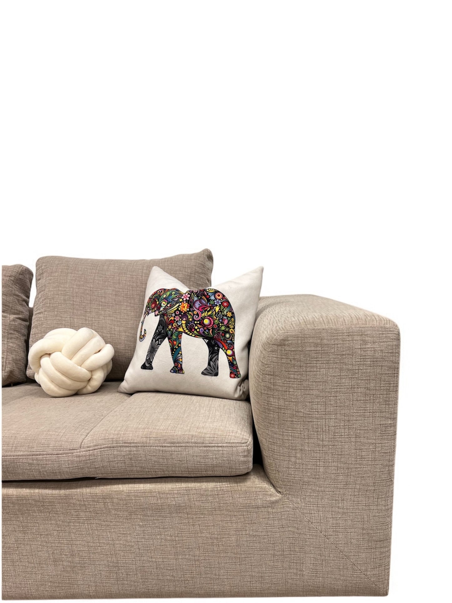Nyrenset strøken Boconcept Mezzo design hjørnesofa i beige