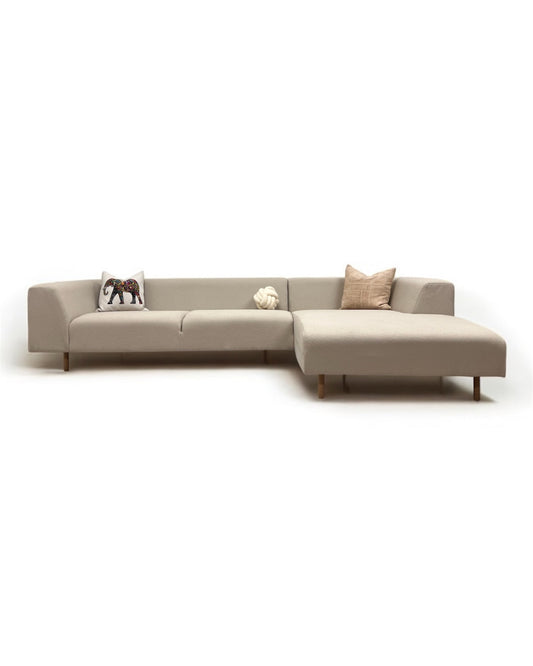 Nyomtrukket lekkert Bolia Less design hjørnesofa omtrukket