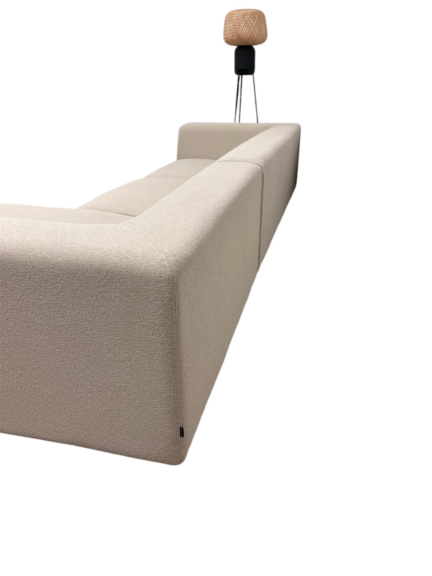 Nyomtrukket lekkert Bolia Less design hjørnesofa omtrukket