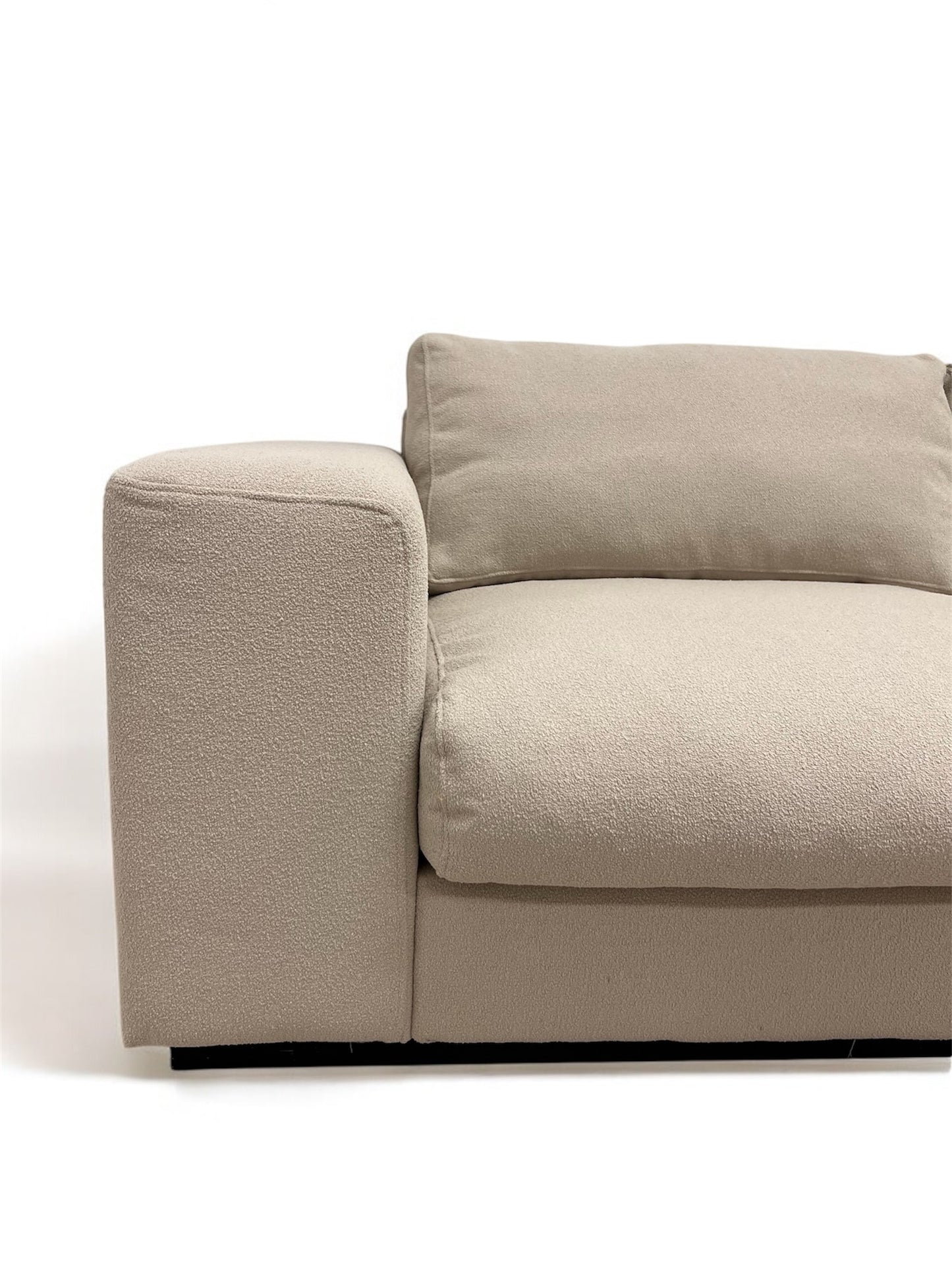 Nyomtrukket lekkert Bolia Sepia design hjørnesofa omtrukket