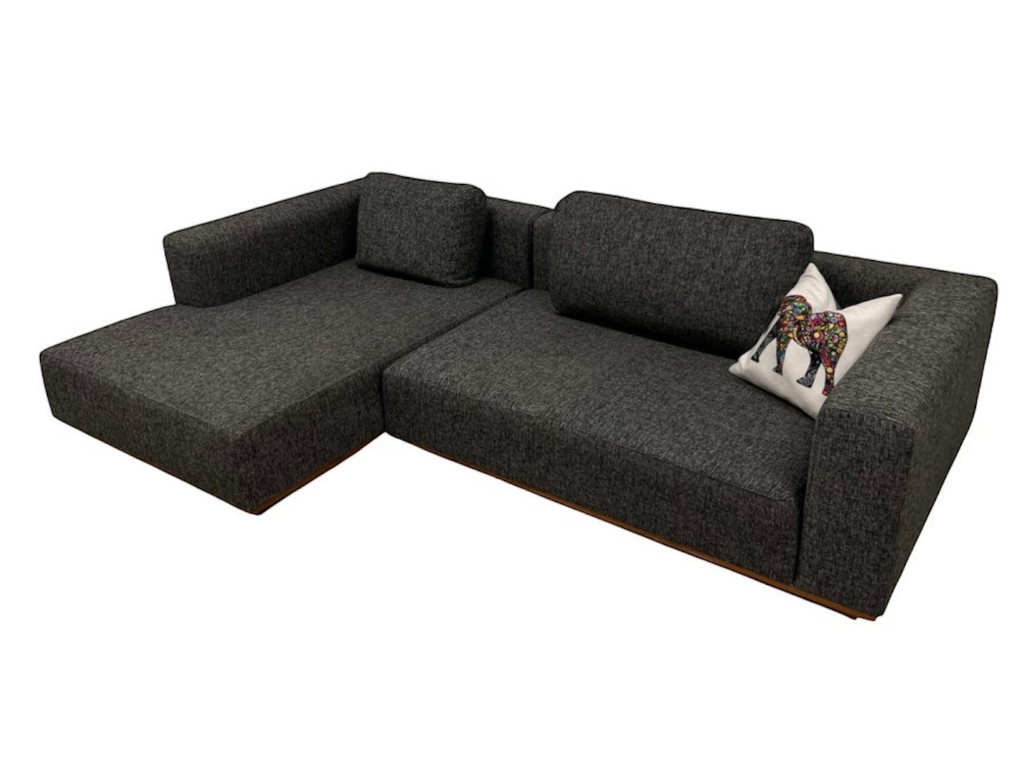 Nyrenset Bolia Element design hjørnesofa mørkgrå