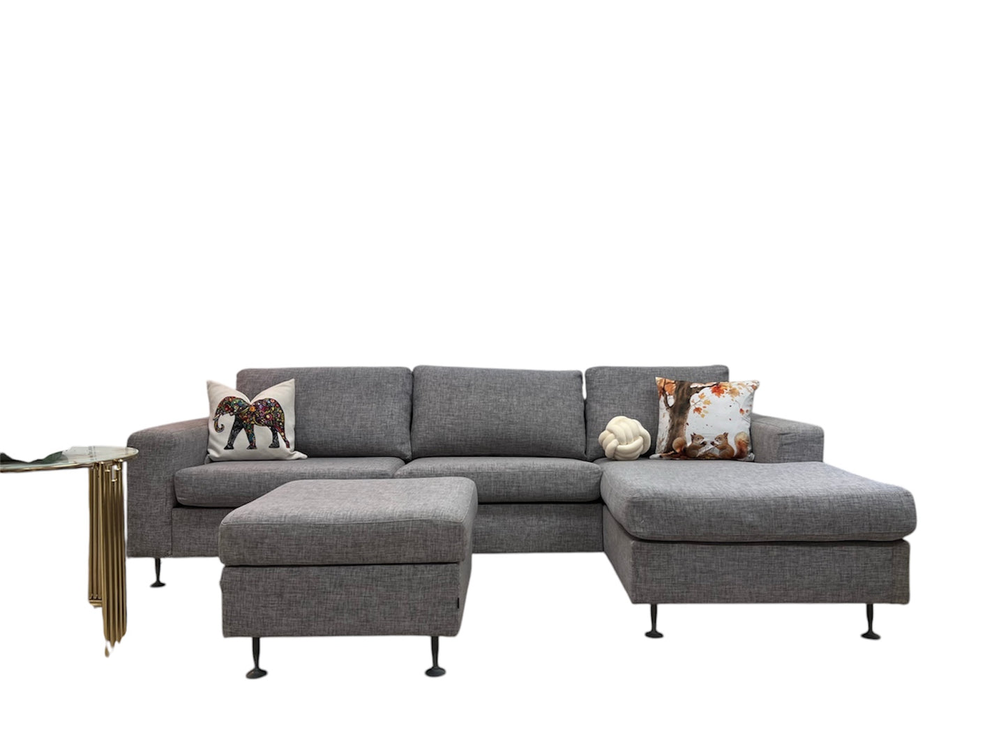 Nyrenset Bolia Milano design hjørnesofa m pall