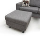Nyrenset Bolia Milano design hjørnesofa m pall