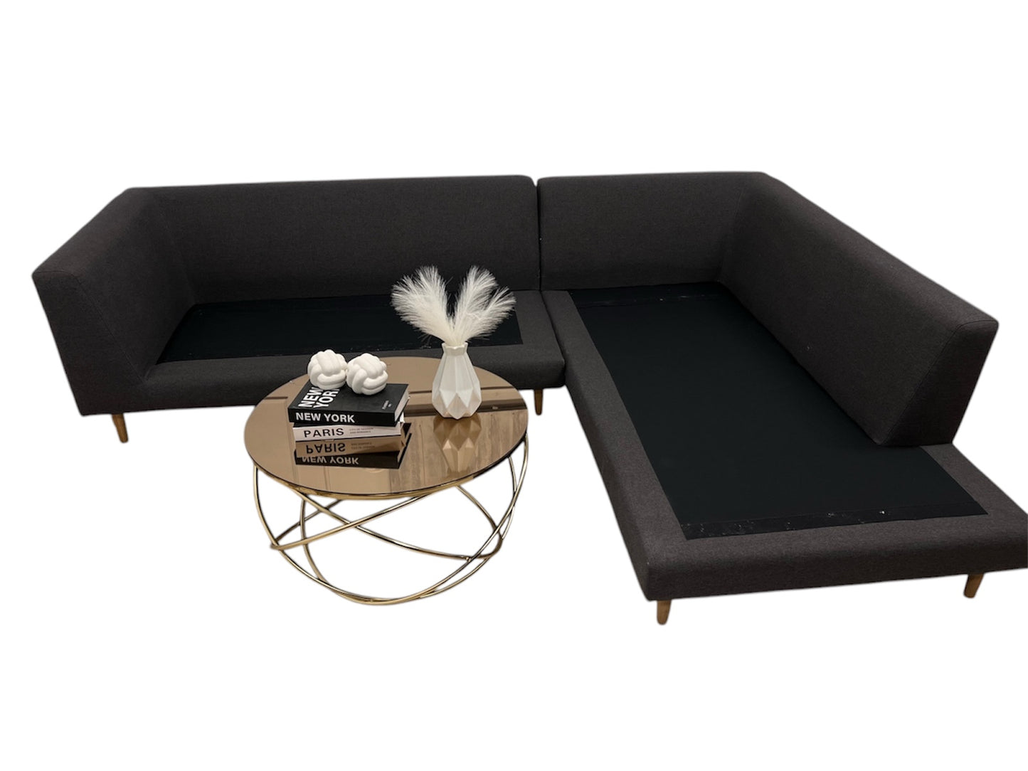 Nyrenset strøken Nelson Sofacompany design hjørnesofa