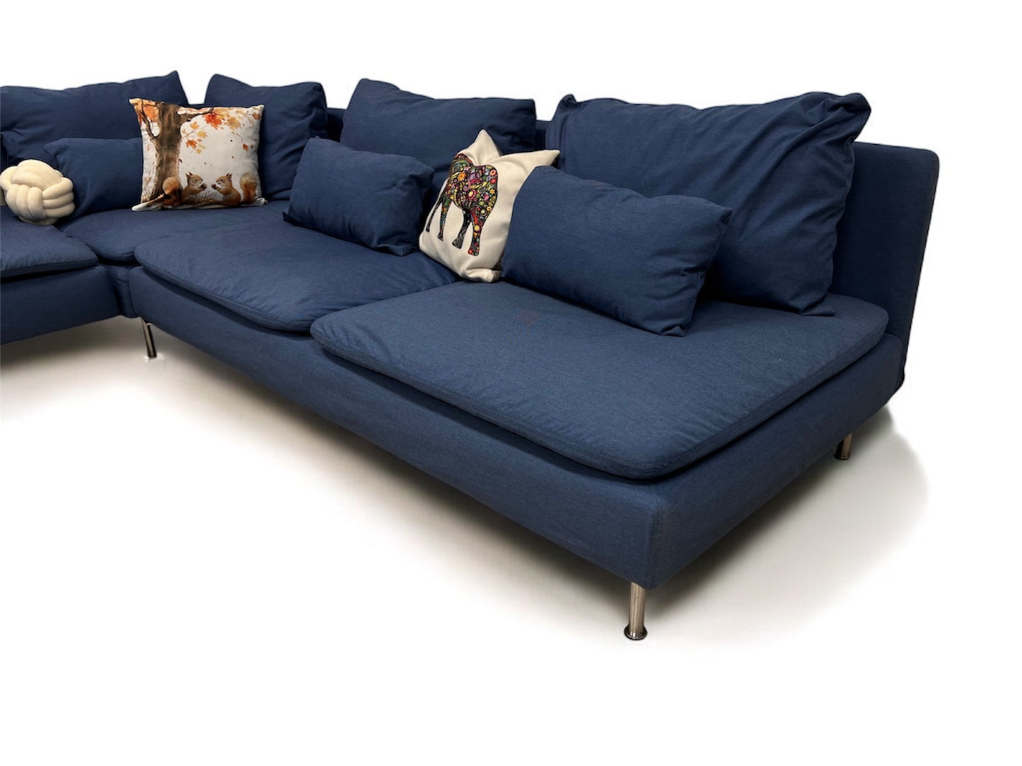 Strøken nyrenset Ikea Søderhamn hjørnesofa