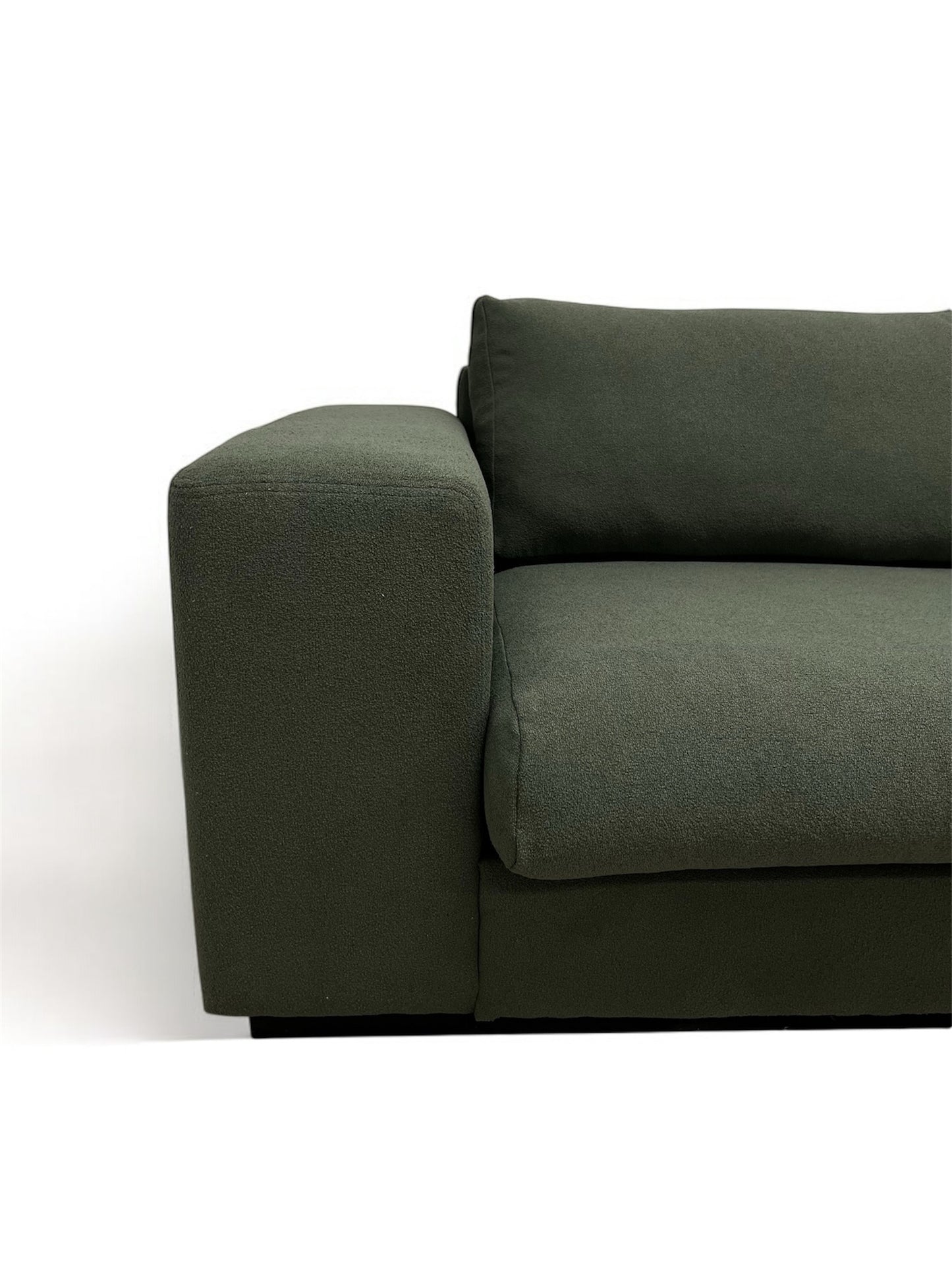 Nyomtrukket Bolia Sepia hjørnesofa i boucle omtrukket