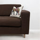 Nyrenset Bolia Scandinavia 3 seter design sofa mørkbrun