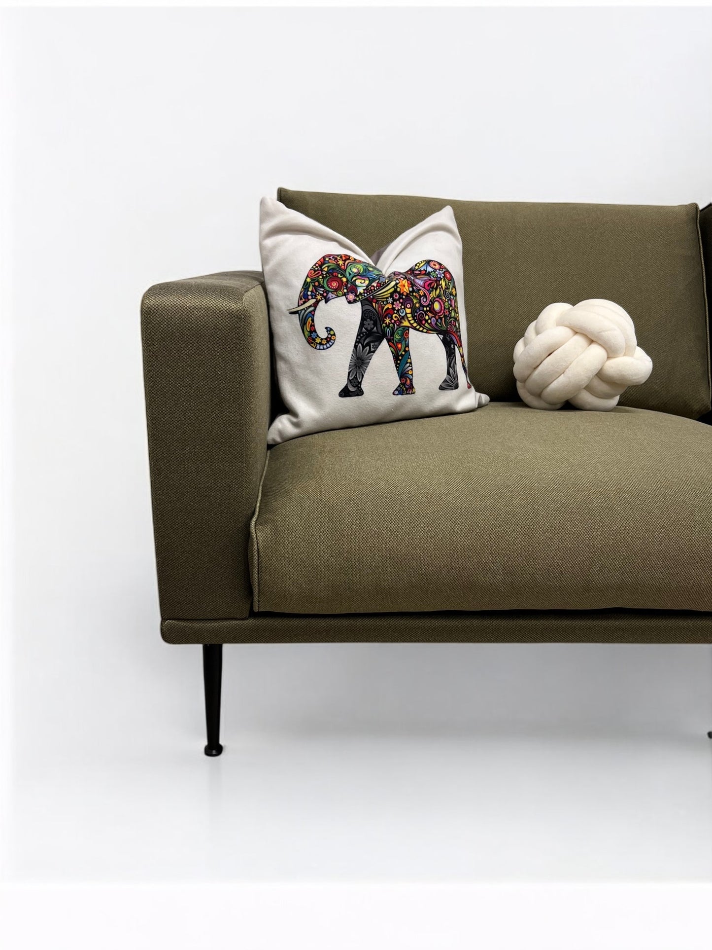 Hjellegjerde Marie 3 seter design sofa m pall